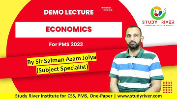 Economics for PMS 2023 (Demo Class)