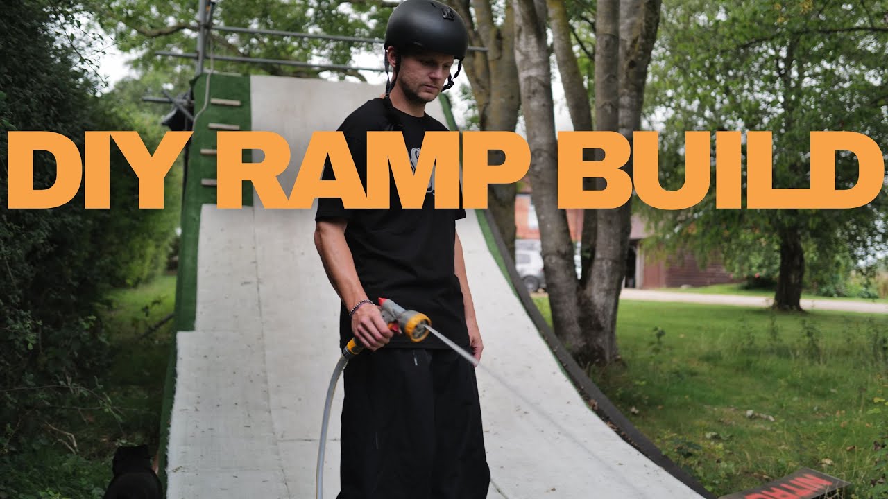 HOW TO BUILD YOUR OWN DIY SNOWBOARD RAMP