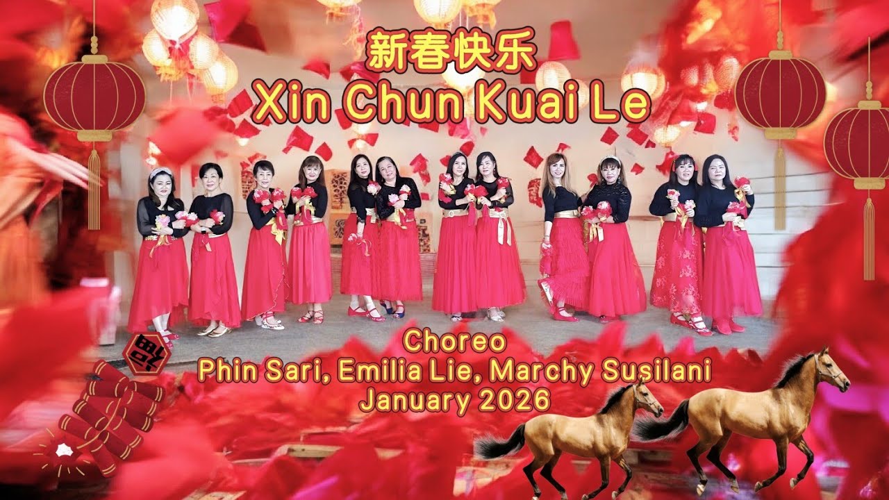 新春快乐 - Xin Chun Kuai Le // Line dance