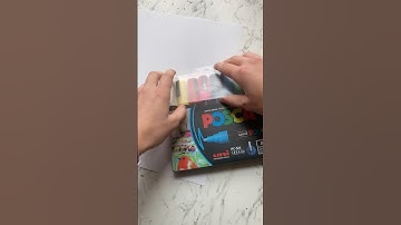 Activating Posca Markers #asmr #posca