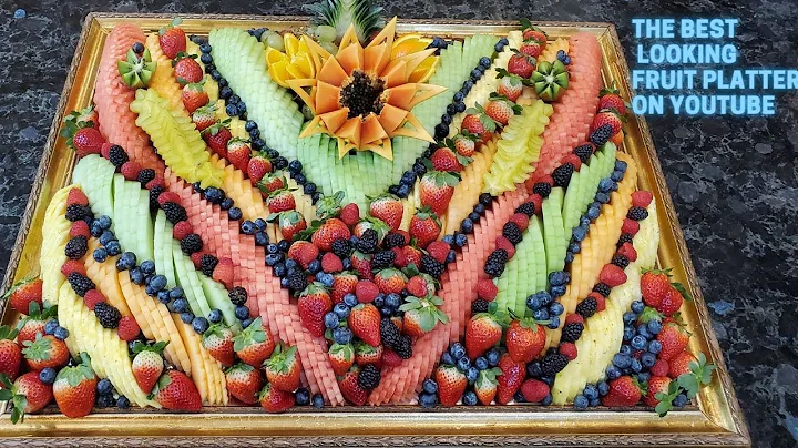 Fruit Platter Ideas #2 | CATERING STYLE | Fruit Tray to Impress [PARTY FAVORITE ]