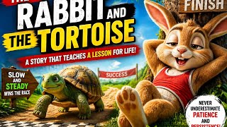The Rabbit and the Tortoise story #storieeducative #create storys #cartoon #cartoonstories