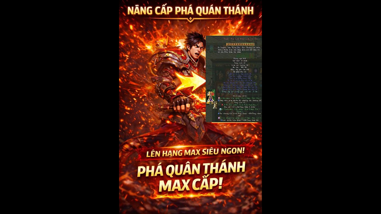 Hướng dẫn nâng cấp Phá Quân Thánh | Tân Phong Thần PC