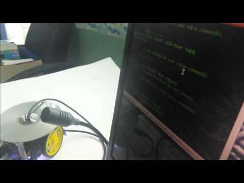 A Voice Controlled Low-Cost Robot Using Arduino, Pocketsphinx, Firmata and Racket (version 1)
