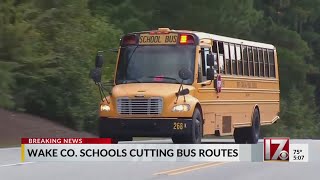 Wake County schools cutting 76 routes to address bus driver shortage for school year