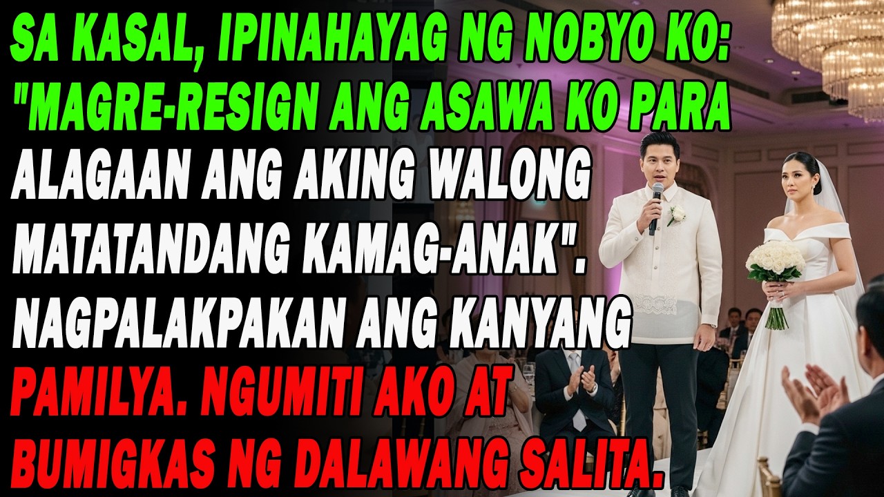 Sa Kasal, Ipinahayag Ng Nobyo Ko: