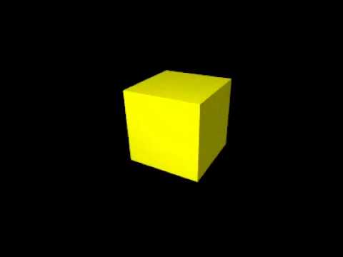 Test: TrembleCube (POV-Ray, Python, mencoder, Image Magick)