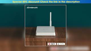 Zemismart M6 Hub Matter Zigbee Gateway with Antenna Work with Tuya Homekit Google Home SmartThings