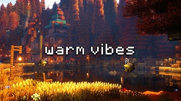 🍂 rest here in the autumn warmth… (minecraft music w/ lake ambience)