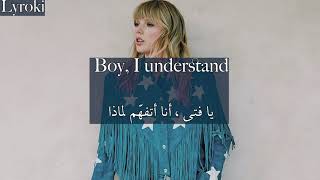 Taylor Swift I think he knows (مترجمة)