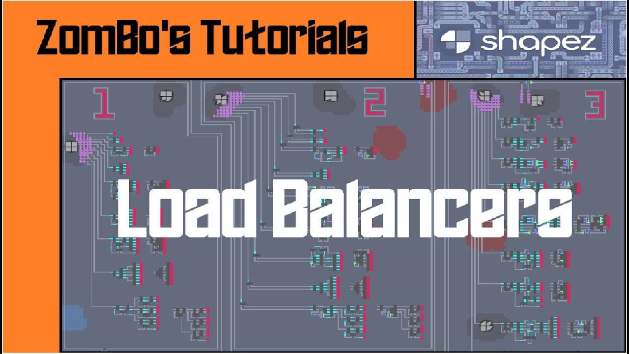 Load Balancers for Shapez.IO (works well with Factorio too) ZomBo's