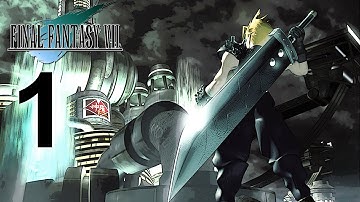 Final Fantasy VII Platinum Trophy Gameplay Walkthrough Part 1 - North Mako Reactor