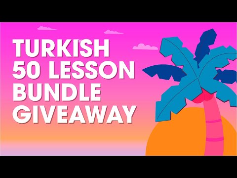 ☀️ Last Chance! Learn Turkish this Summer with this Free 50+ PDF Lesson Pack