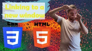 Lesson 24. Linking to a new window. HTML for beginners.