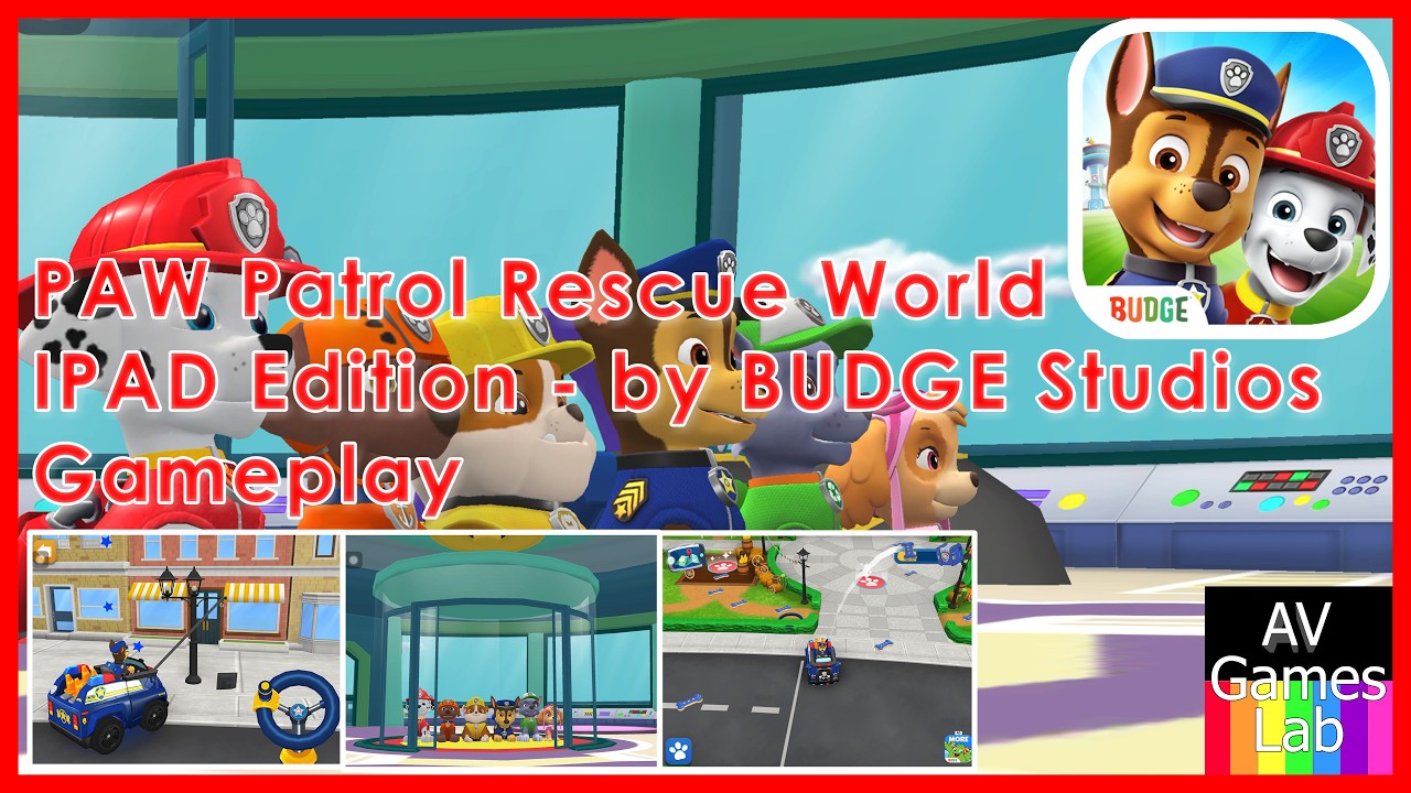 PAW Patrol Rescue World (IPAD Edition) by BUDGE Studios - Gameplay (No Talking)