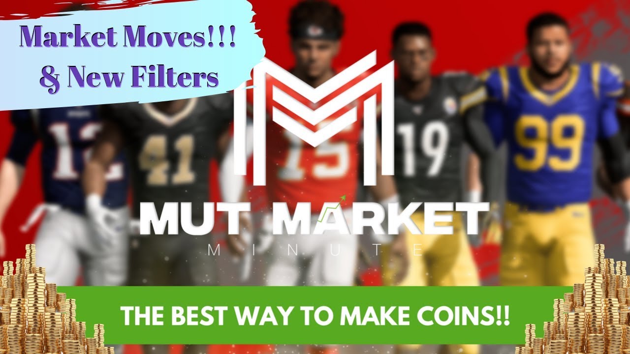 How to Make Coins in Madden 20. Forgotten Filters!! MUT Market Minute 9/17.