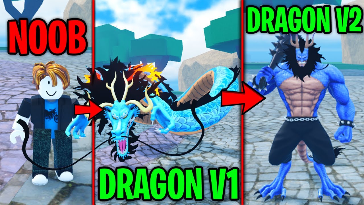 Dragon V2/Awakening Showcase In Fruit Battlegrounds