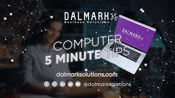 Malware cleanup with ESET online scanner - Dalmark 5 minute TIPS #2