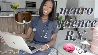 Becoming a NeuroScience ICU Nurse at 20?! Here's How I Did It~ ICU Interview Questions 🧠🩺