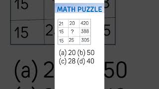 Math Puzzle Game Reasoning Mind Test