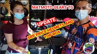 UPDATE SRP: PRICE HELMETS AND TOP BOX MATMOTO GEARS TG MUZON