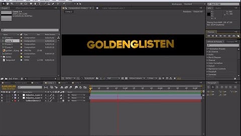 How to make an animated Youtube banner in After Effects (PATCHED)