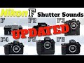 Nikon F1, F2, F3, F4, F5, F6 Sounds - updated