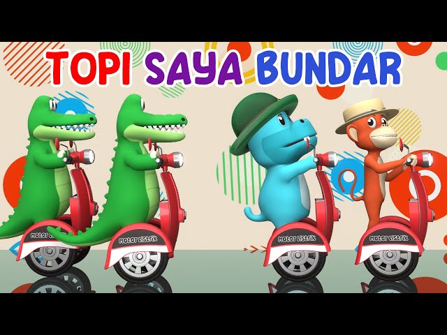 Topi Saya Bundar 👒👒👒 Lagu Anak Indonesia Balita class=