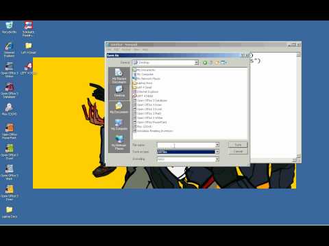 Windows Trick 1 Notepad Message [Windows/XP/Vista/7]