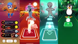 El Primo 🆚 Marshmello 🆚 Grey Alien 🆚 Penguin - Tiles Hop EDM Rush 9 screenshot 3