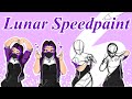 Lunar drawings  speedpaint relaxing