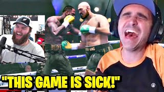 Summit1g HILARIOUS 1v1 vs Hutch in NEW GAME Undisputed Boxing!