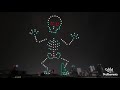 Halloween Drone Light Show - 150 Drones - Sky Elements