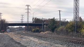 CSX I030 Thanksgiving Day Intermodal Freight Train