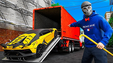 Stealing SuperCars With A Truck in GTA 5 RP - Day 609