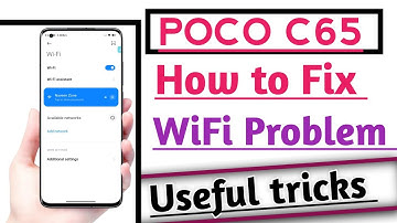 POCO C65 How to Fix WiFi Problem Useful trick