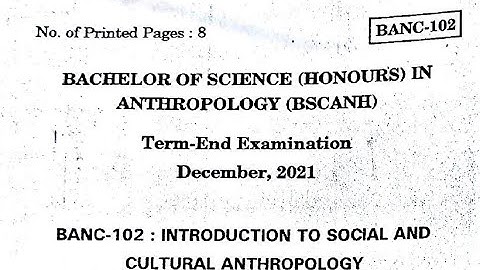 BANC 102 Question Paper Solved Assignment 2021-22 | INTRODUCTION TO SOCIAL AND all ignou assignments