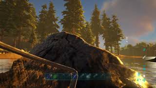 ARK:Tek leggings running on water