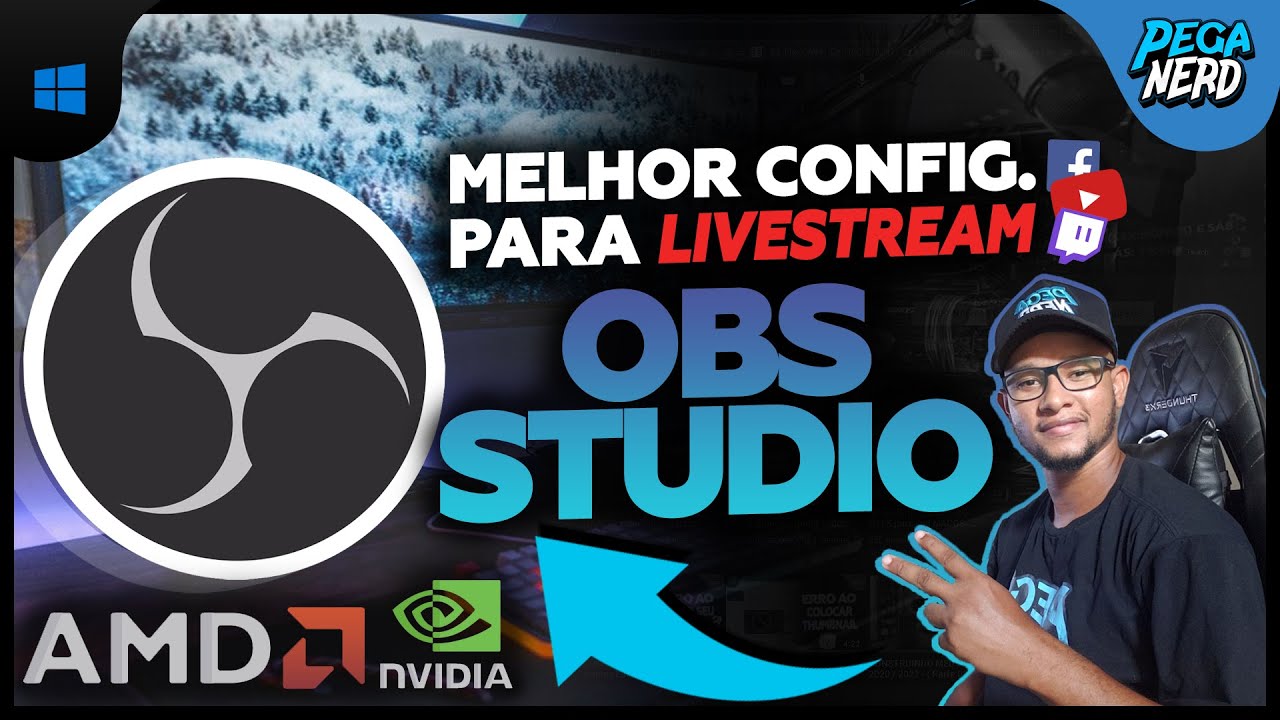 Novos ENCODER AMD e NVIDA no OBS STUDIO 100 Funcional com plugins