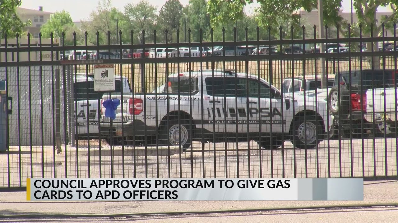 Albuquerque City Council approves program to give gas cards to APD ...