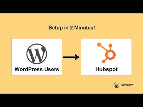 WordPress to HubSpot CRM Integration (Free Plugin) | Integrazo Automator