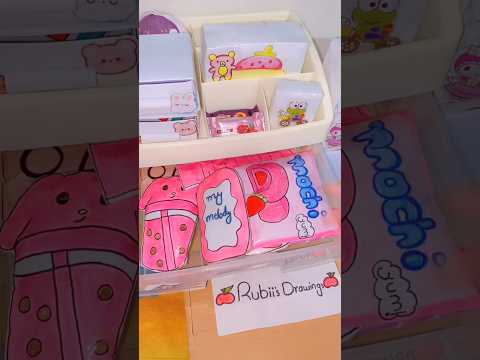 Packing pink order (fake)💕 #packingorders#packingordersfake #squishy #asmr #diy #papercraft