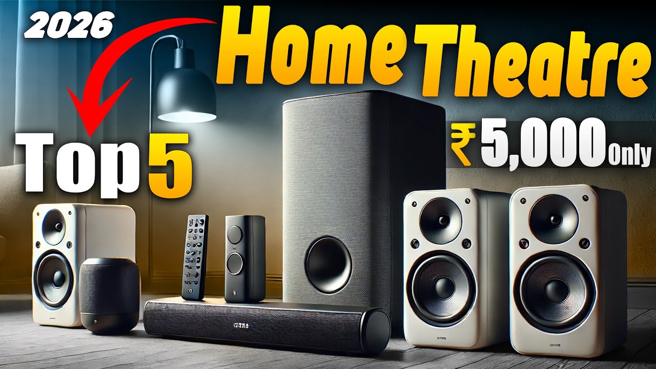 Top 5 Best home theatre 2026 | best home theater system 2026 under ₹5000🔥