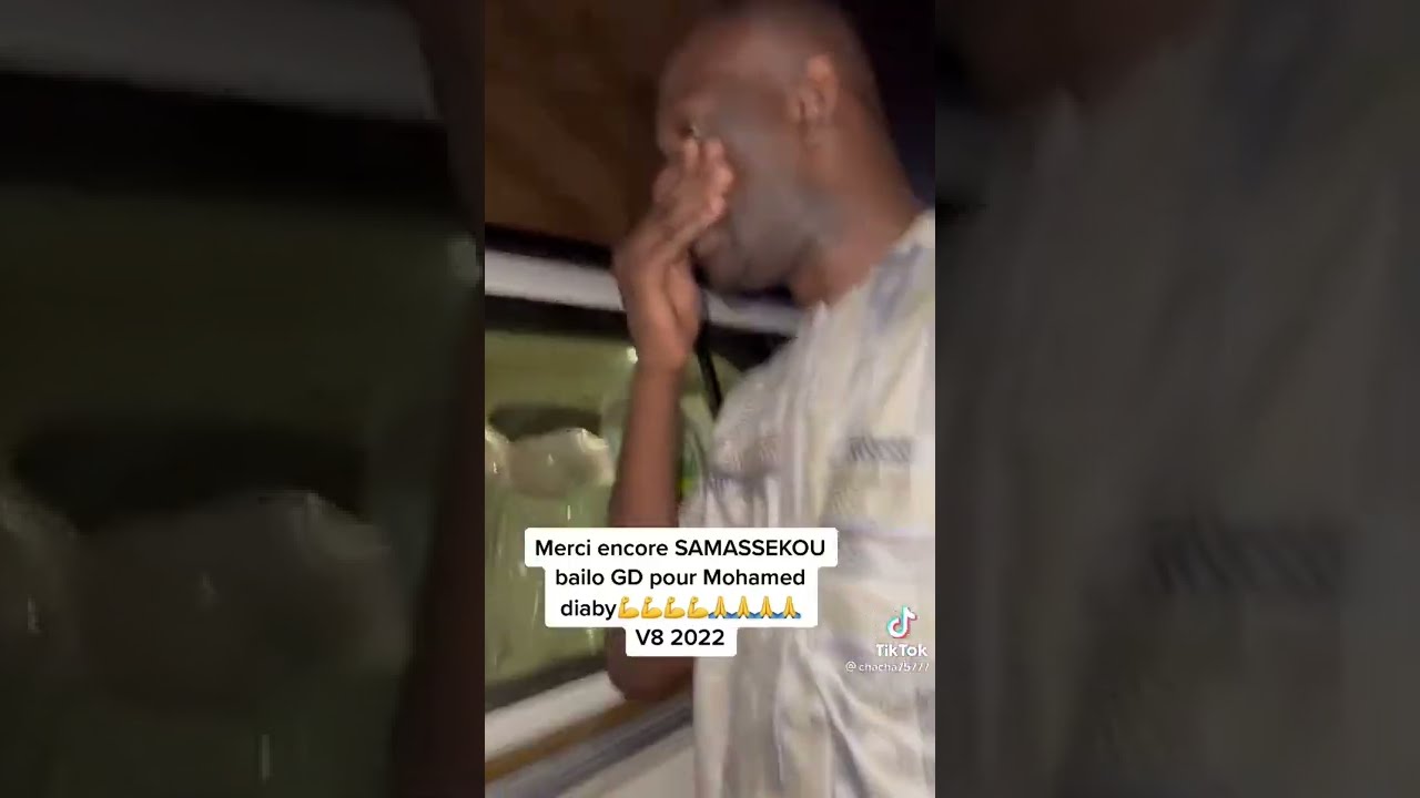 SAMASSEKOU OFFRE UNE NOUVELLE V8 VERSION 2022 À L'ARTISTE MOHAMED DIABY