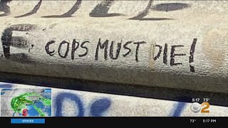 Mayor de Blasio Responds To Anti-Police Graffiti Near City Hall; 'Graffiti Is Never Acceptable'