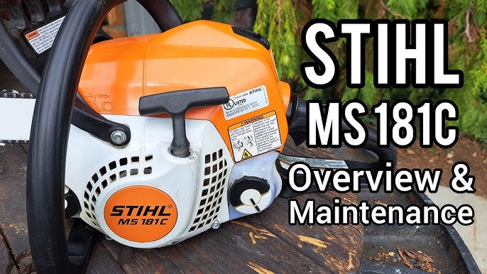 Stihl MS 181 C-BE Chainsaw Review