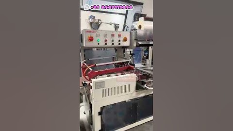 🌟 Fully Automatic Shrink Wrapping Machine | Sweet Box, Dry Fruit & Gift Box Packaging 🍬