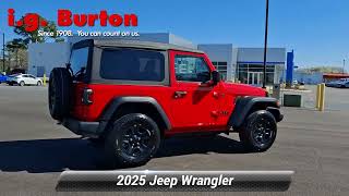 New 2025 Jeep Wrangler Sport, Berlin, MD B25-7098 Ig Burton Jeep Berlin