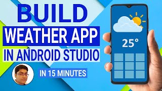 Build a Weather App in Android Studio | Volley Library | OpenWeatherMap API screenshot 5