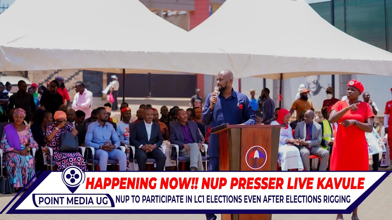 HAPPENING NOW!! NUP PRESSER LIVE AT KAVULE | BOBI WINE STI IN HIDDING
